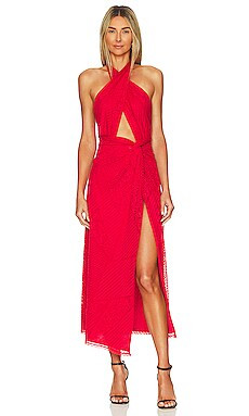 AFRM Avian Dress in True Red from Revolve.com | Revolve Clothing (Global)