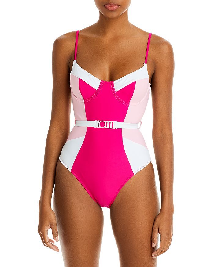Solid & Striped The Spencer Color Block Underwire One Piece Swimsuit Back to Results -  Women - B... | Bloomingdale's (US)