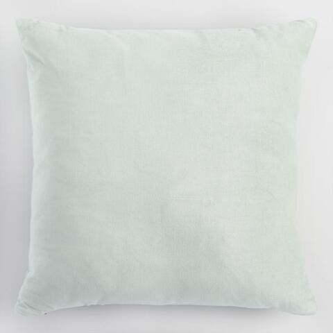 Jadeite Velvet Throw Pillow | World Market