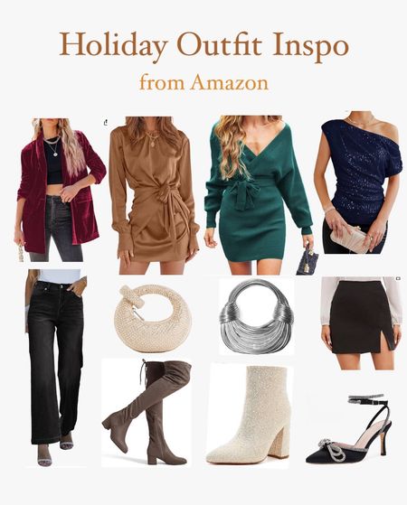 fall outfits, fall outfits 2033, fall outfits amazon, fall fashion, november outfit, casual fall outfits, shein fall outfits, amazon fall outfits, fall work outfits, fall amazon fashion, amazon outfits, fall outfit inspo, fall outfits casual, fall outfit ideas, cute fall outfits, cute casual outfit, aesthetic, old money aesthetic, holiday outfits, winter outfit, winter outfits women, winter fashion, vanilla girl, striped sweater, amazon
outfits, amazon fall, holiday party, christmas party, holiday outfits, party outfits, new years eve outfit, new years eve dress, new years eve, nye outfit, nye dress, velvet blazer, black jeans, over the knee boots, heeled boots, suede boots, satin dress, satin mini dress, rhinestone bag, party bag, silver bag, rhinestone boots, holiday boots, sweater dress, sweater dress amazon, sweater dress with boots, black mini skirt, skirt with slit, rhinestone heels, bow heels, off the shoulder top, holiday party, december outfits

#LTKsalealert #LTKCyberWeek