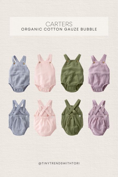 Organic cotton gauze romper at carters! Available in 4 colors!

Baby girl clothes // baby boy clothes // baby clothes // summer style // spring style // little planet 

#LTKkids #LTKbaby #LTKFind