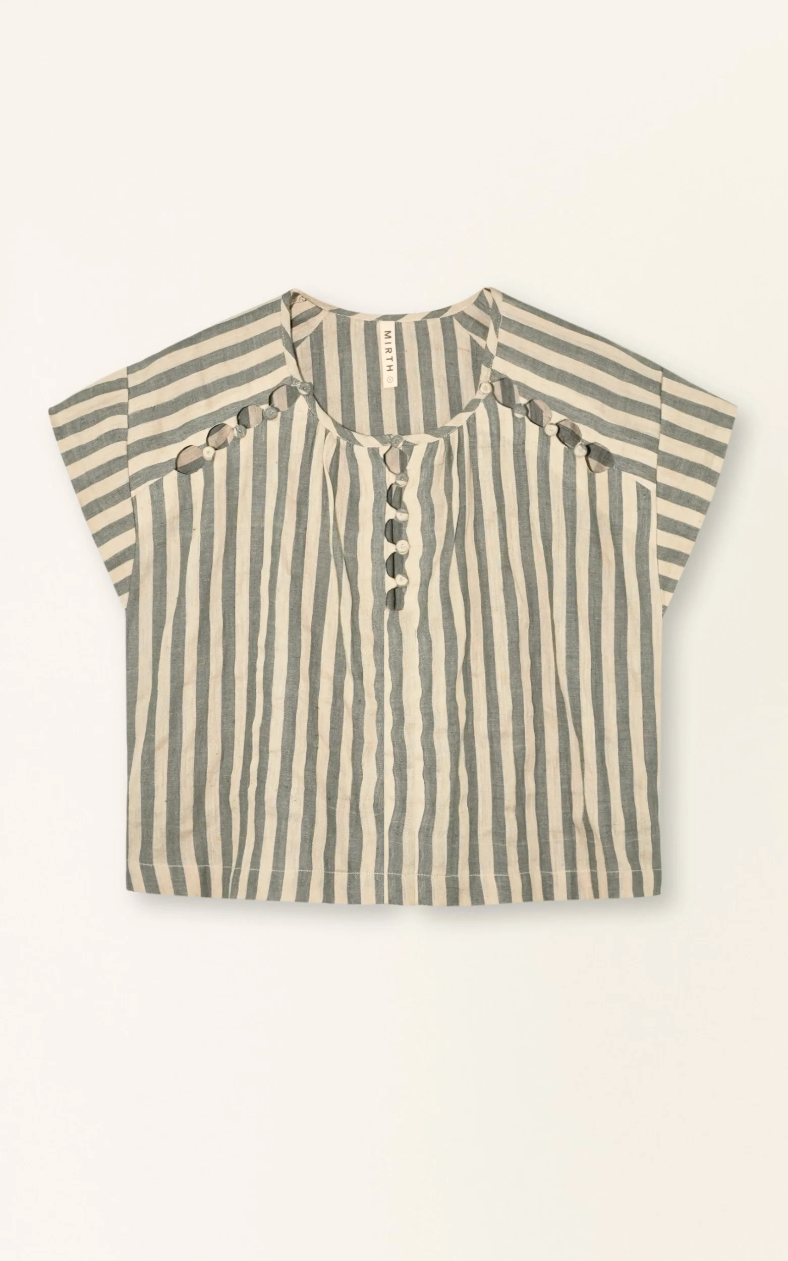 Merida Cutout Top in Safari Stripe | MIRTH