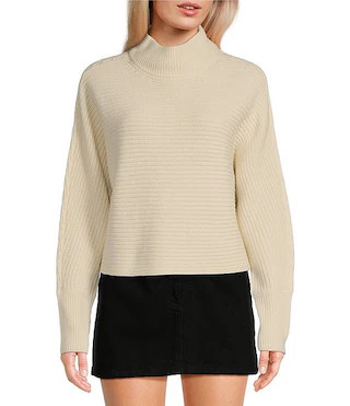 Gianni Bini Michelle Acrylic Mock Neck Long Sleeve Sweater Top | Dillard's | Dillard's