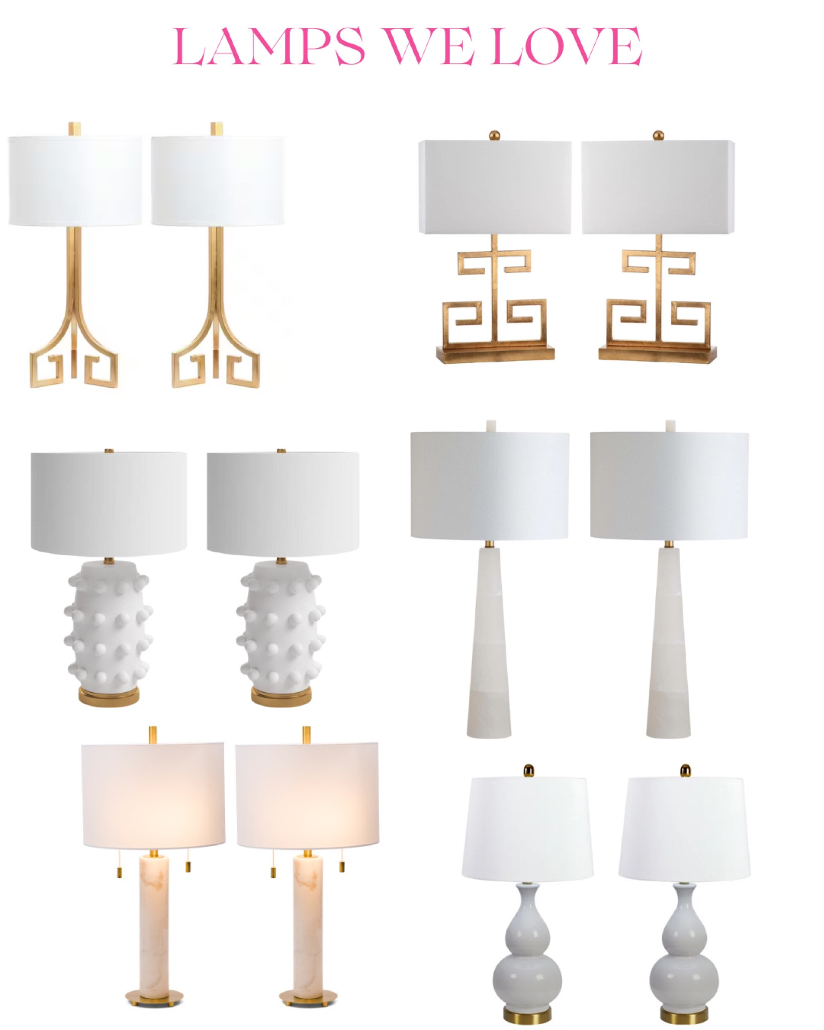 Gold trending lamps 

#LTKHome #LTKOver40 #LTKSaleAlert