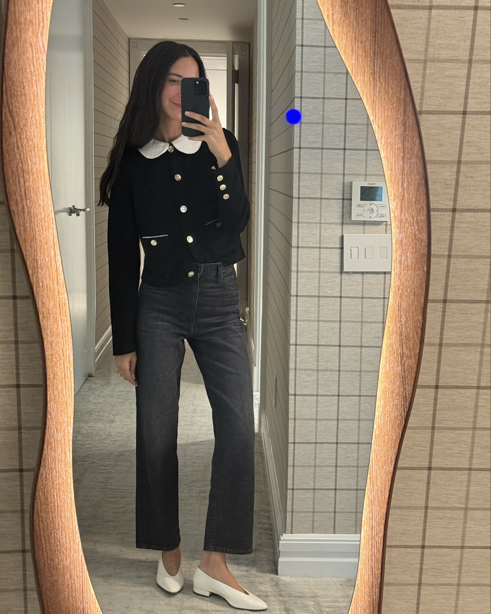 Family look. My cardigan is Chanel, linking similar. 