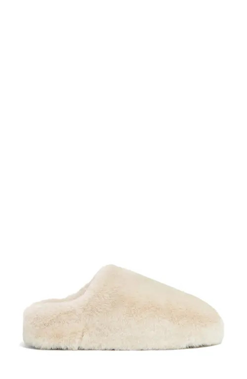 Apparis Misha Faux Fur Slipper in Latte at Nordstrom, Size 8 | Nordstrom