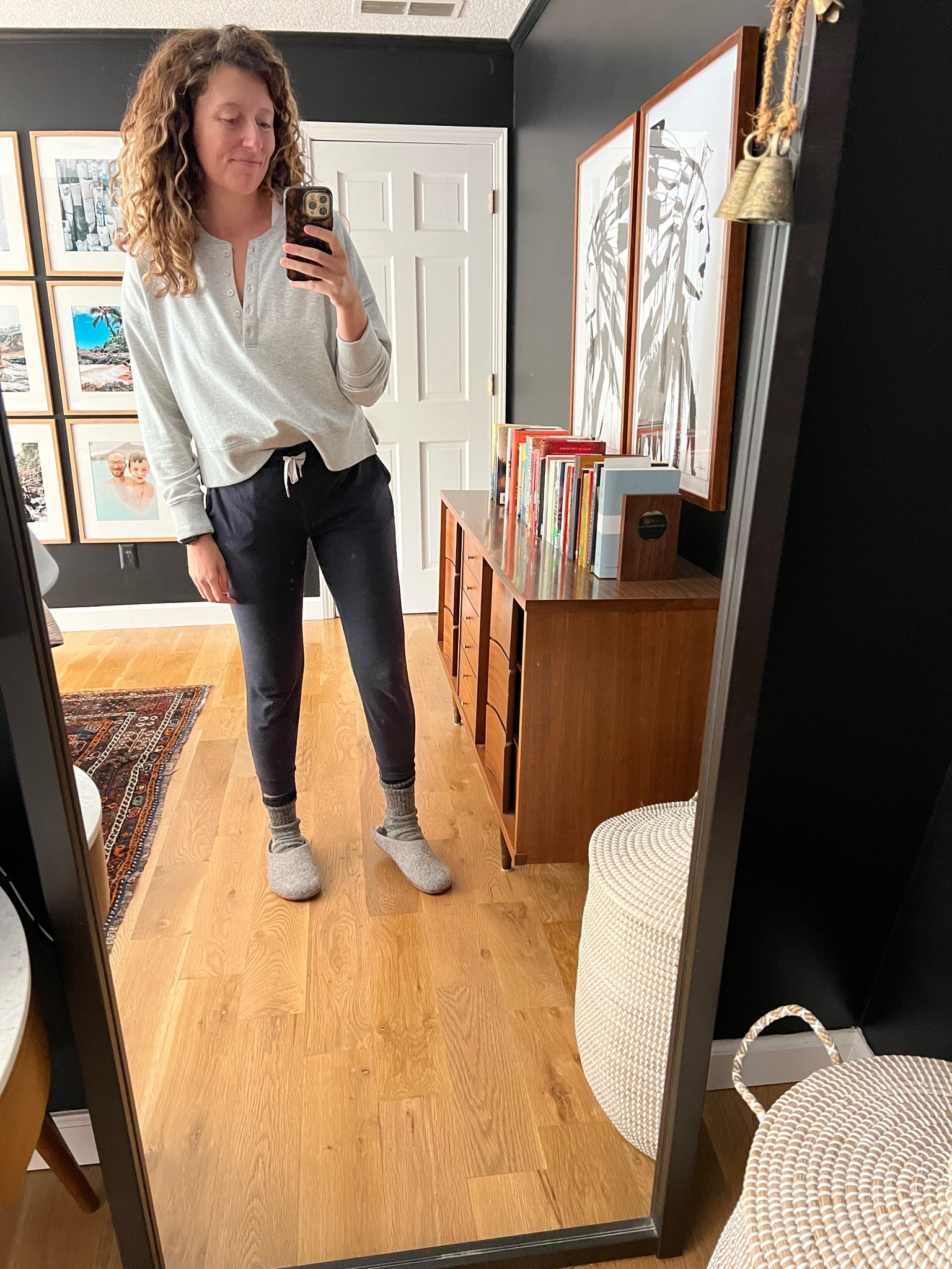 Cute cozy sweats. I have both the long and the regular in the pants and love them both. I’m 5’8” for reference. Also, I’ve had these house shoes for 3+ years and they are awesome! 

#LTKActive #LTKMidsize #LTKSeasonal