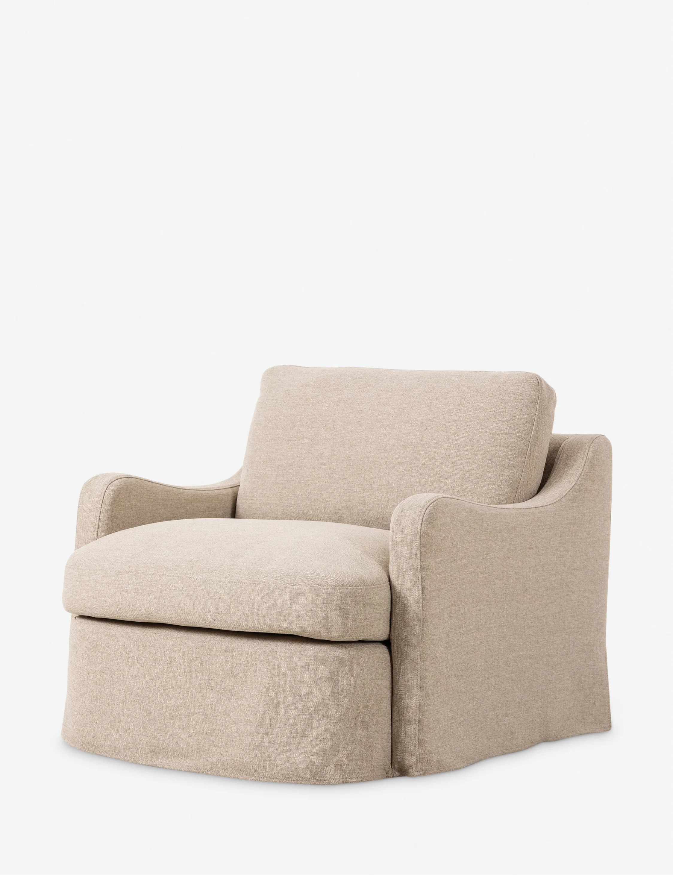 Aurelia Outdoor Swivel Chair | Lulu and Georgia 