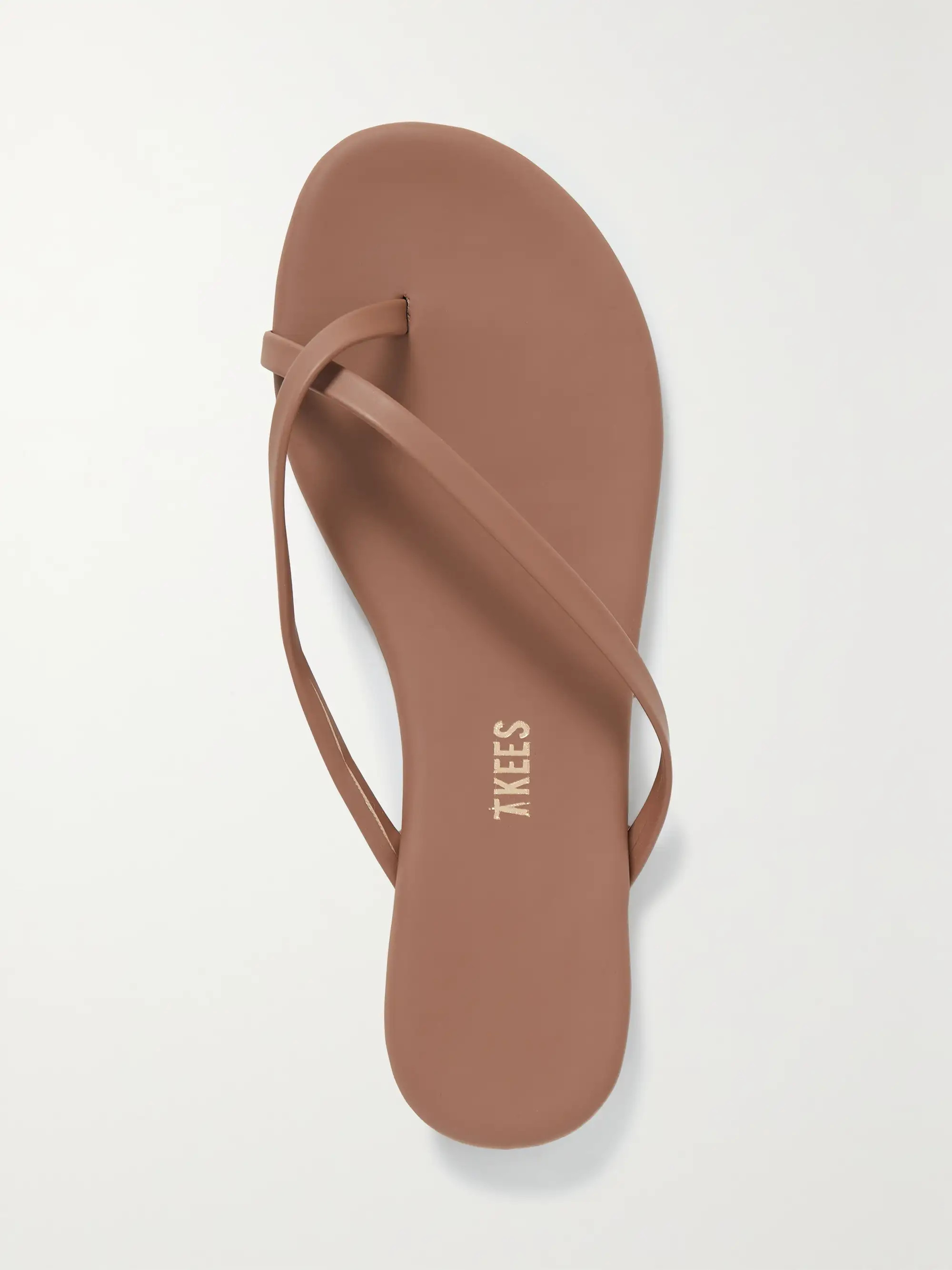 Riley matte vegan leather flip flops | NET-A-PORTER (UK & EU)