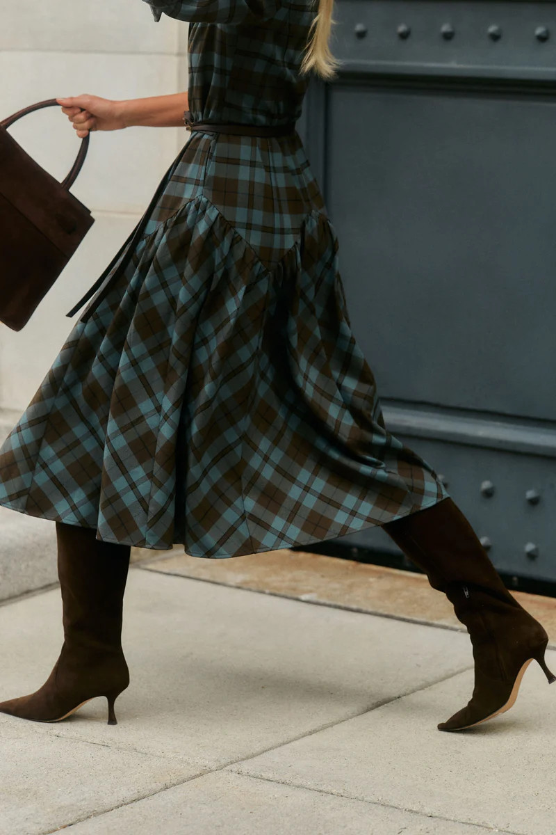 Chocolate Suede Mira Boots | Tuckernuck (US)