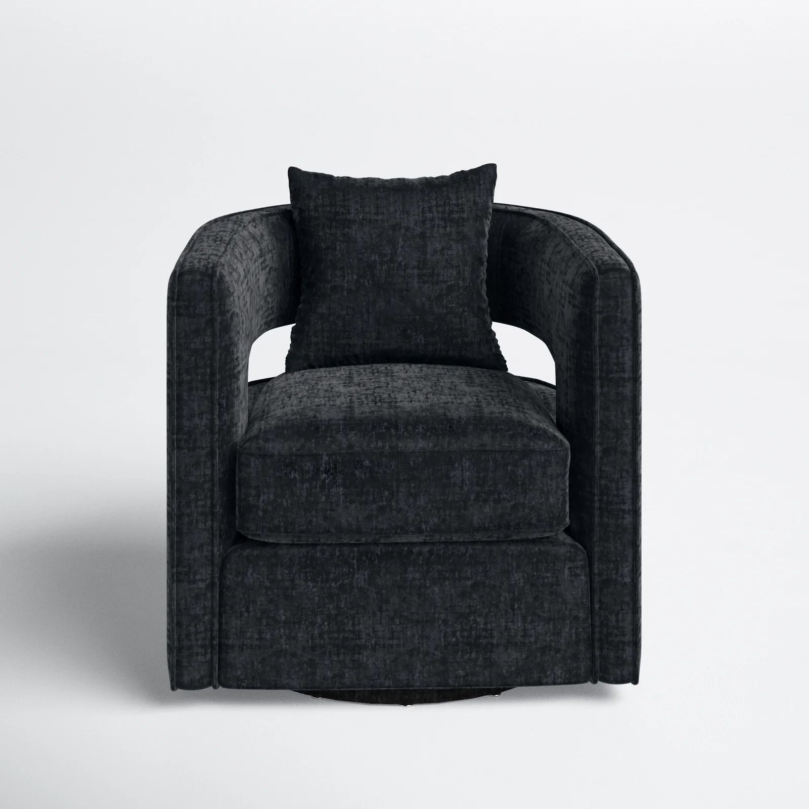Fritz Upholstered Swivel Barrel Chair | Wayfair North America