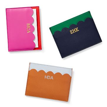 Scalloped Card Case | Mark and Graham