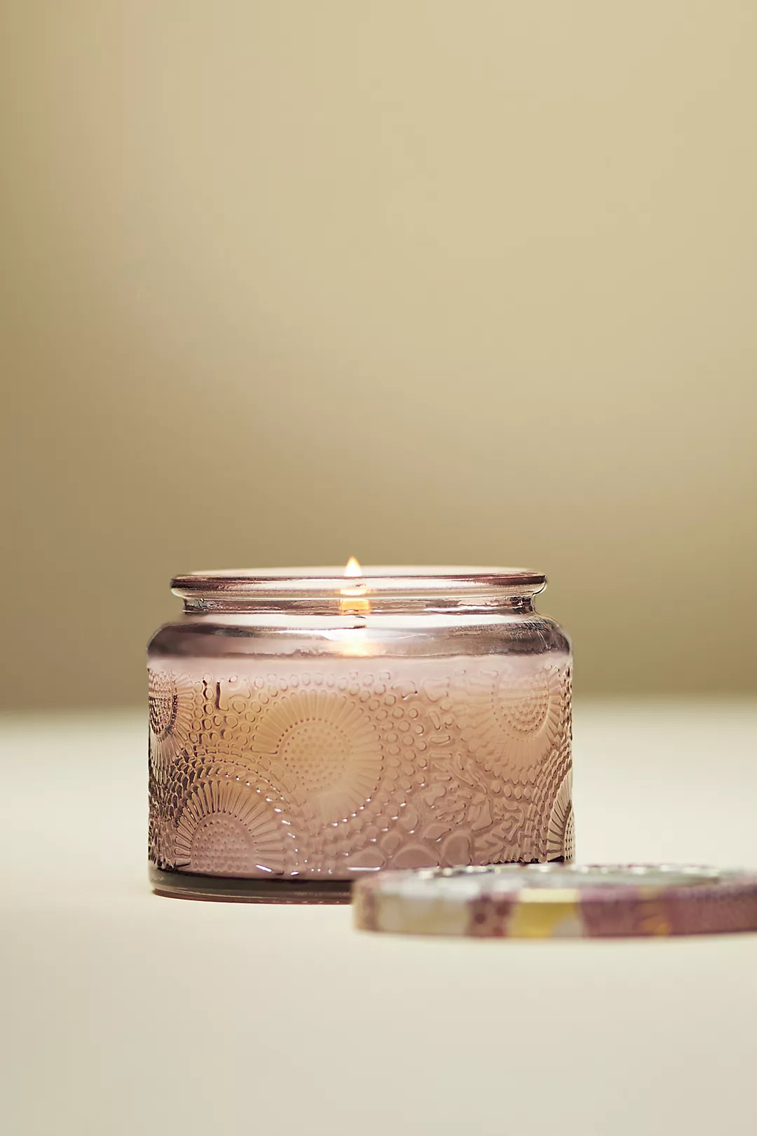 Voluspa Japonica Vanilla Lei Glass Jar Candle | Anthropologie (US)