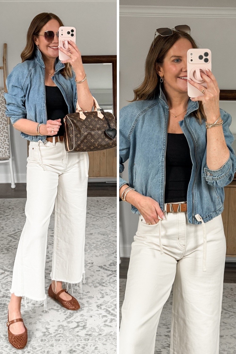 The “it” spring jacket and it’s just $36💙 Styling it with these off white Levi’s that are UNDER $30 and have the cutest fit - I love the raw hem! My idea of the perfect spring outfit.

Spring outfit ideas, Walmart fashion, trendy mom outfit, spring jacket, off white jeans, elevate your casual style, stylish and comfortable outfits for women over 40



#LTKootd #LTKSeasonal #LTKOver40