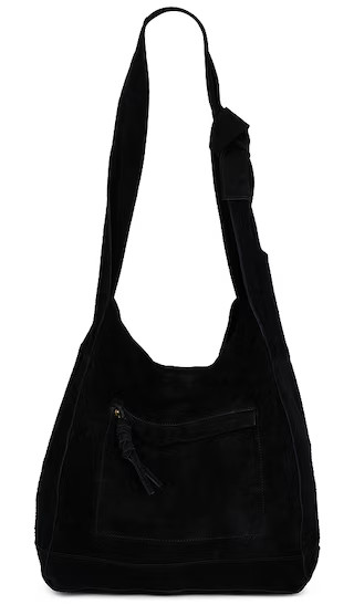 Jessa Suede Carryall in Black | Revolve Clothing (Global)