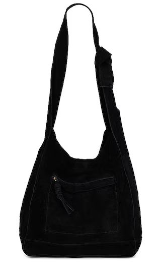 Jessa Suede Carryall in Black | Revolve Clothing (Global)
