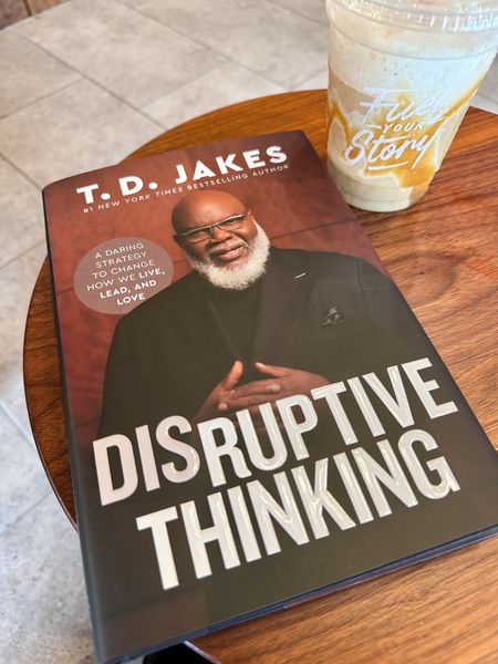 New book by Bishop T.D. Jakes “Disruptive Thinking: A Daring Strategy to Change How We Live, Lead, and Love”. Can’t wait to read this one! #Books #TDJakes #DisruptiveThinking #BookReads #reading #Faith 