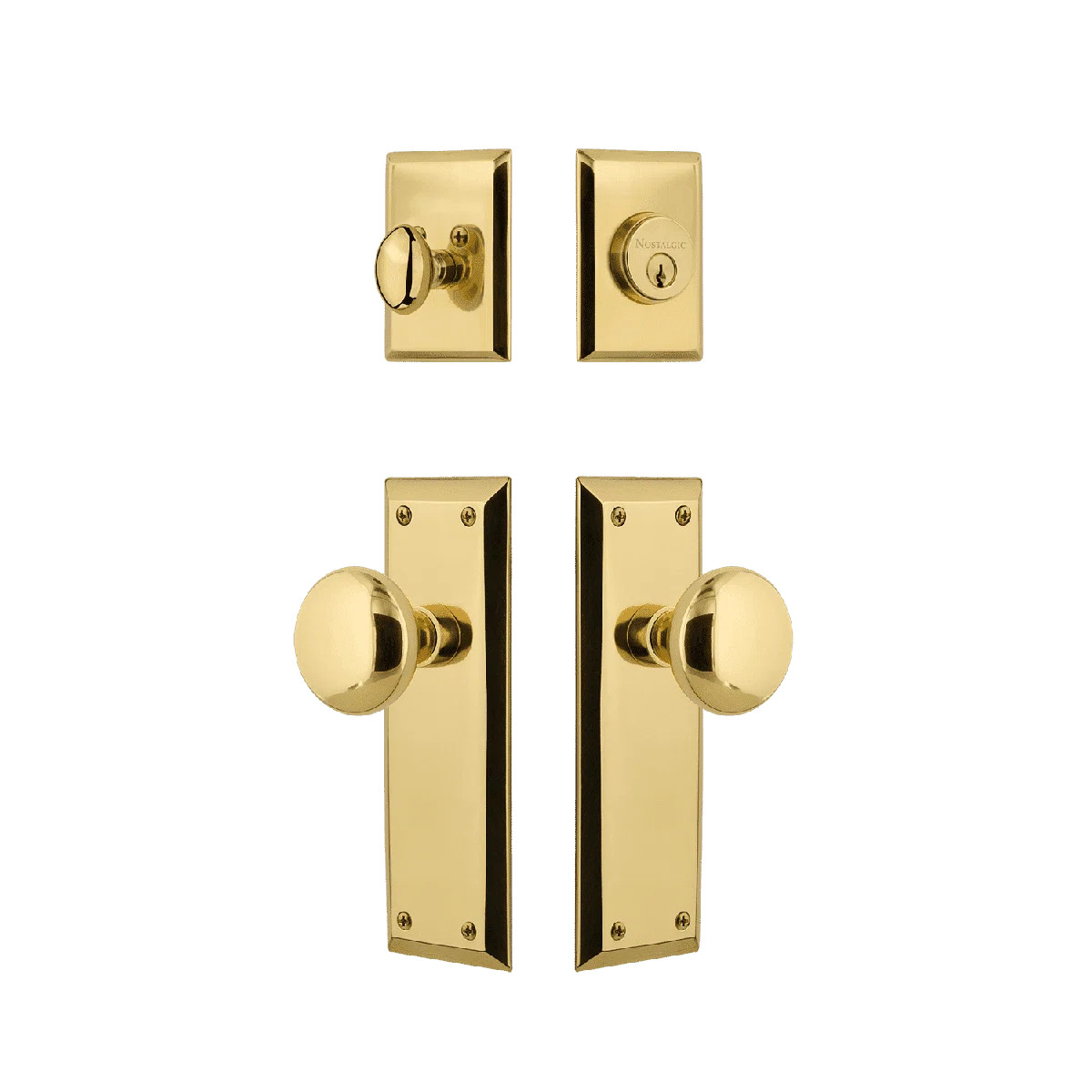 Nostalgic Warehouse New York Entry Set with New York Knob | Wayfair North America
