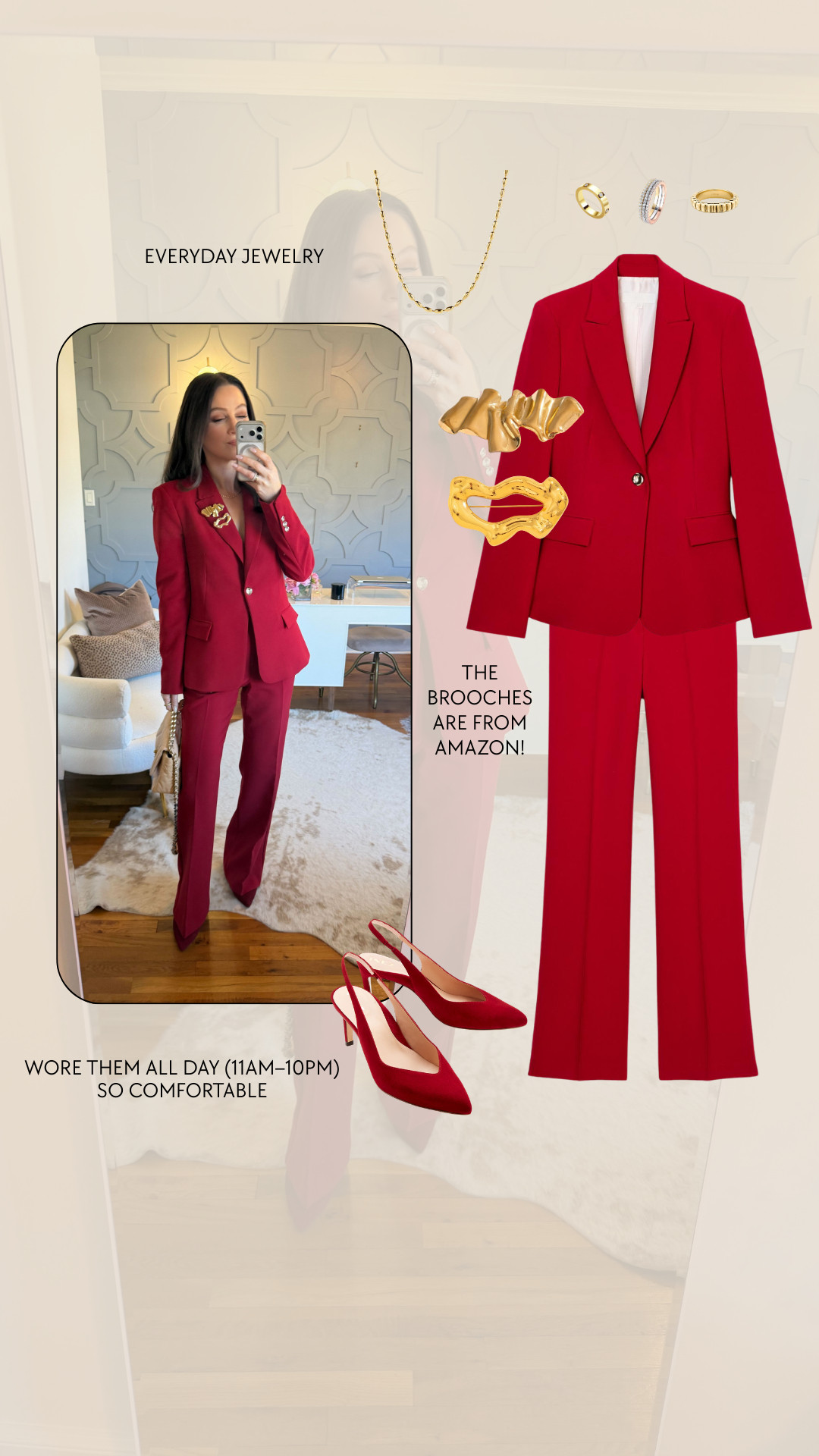 This suit looks like a million bucks but you won’t believe the price!

red suit, suit set, blazer and pants, tailored trousers, power suit, workwear, office outfit, business chic, formal outfit, monochrome outfit 

 #LTKgrwm #LTKootd #LTKOver40