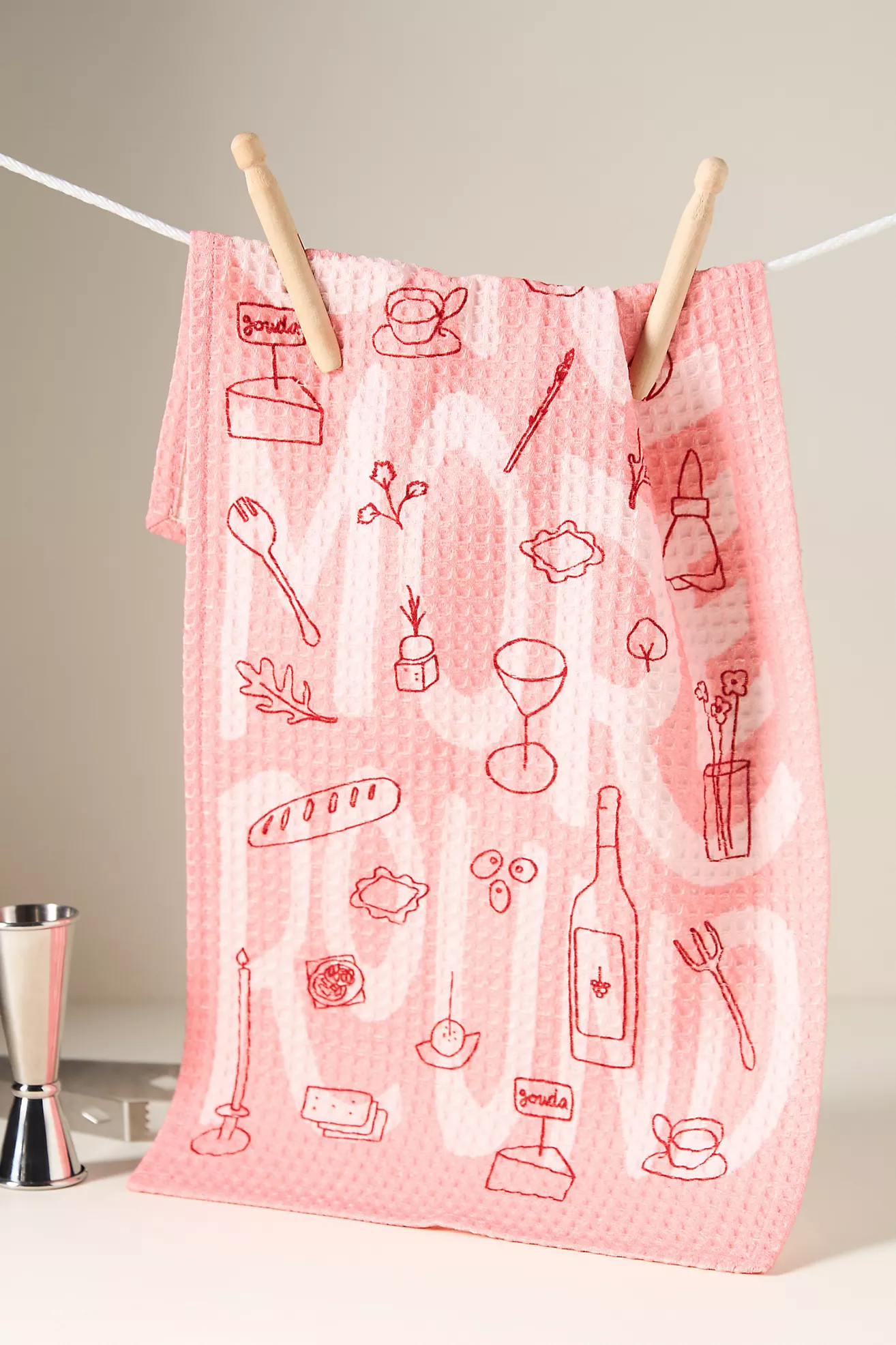 One More Round Dish Towel | Anthropologie (US)