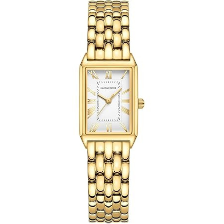 BERNY Gold Watches for Women Updated Ladies Quartz Wrist Watches Stainless Steel Band Womens Smal... | Amazon (US)