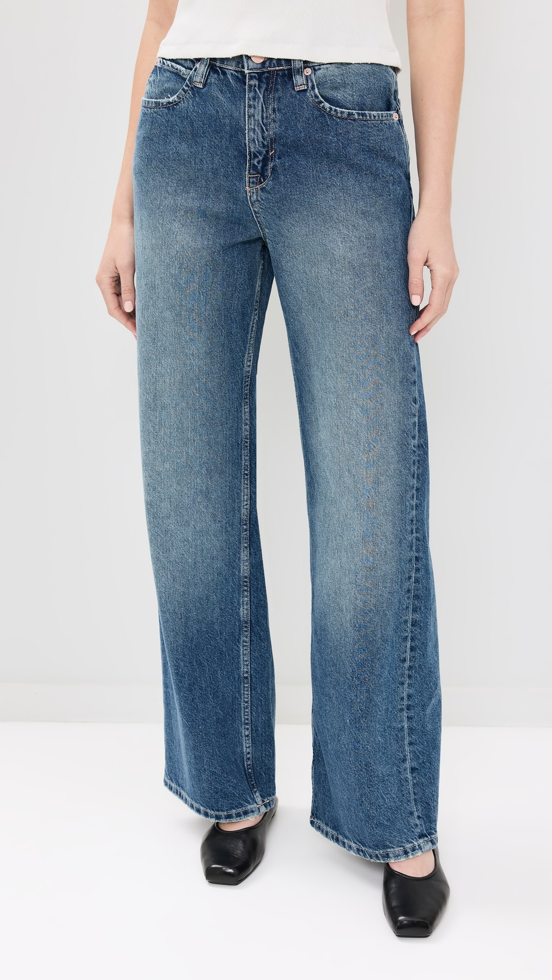 Tinsley Baggy High Rise Straight Jeans | Shopbop