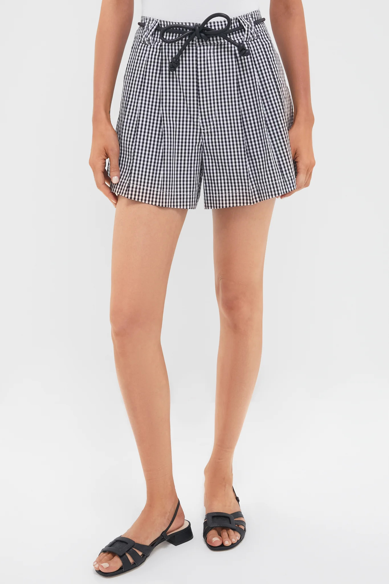 Multi Neci Gingham Shorts with Belt | Tuckernuck (US)