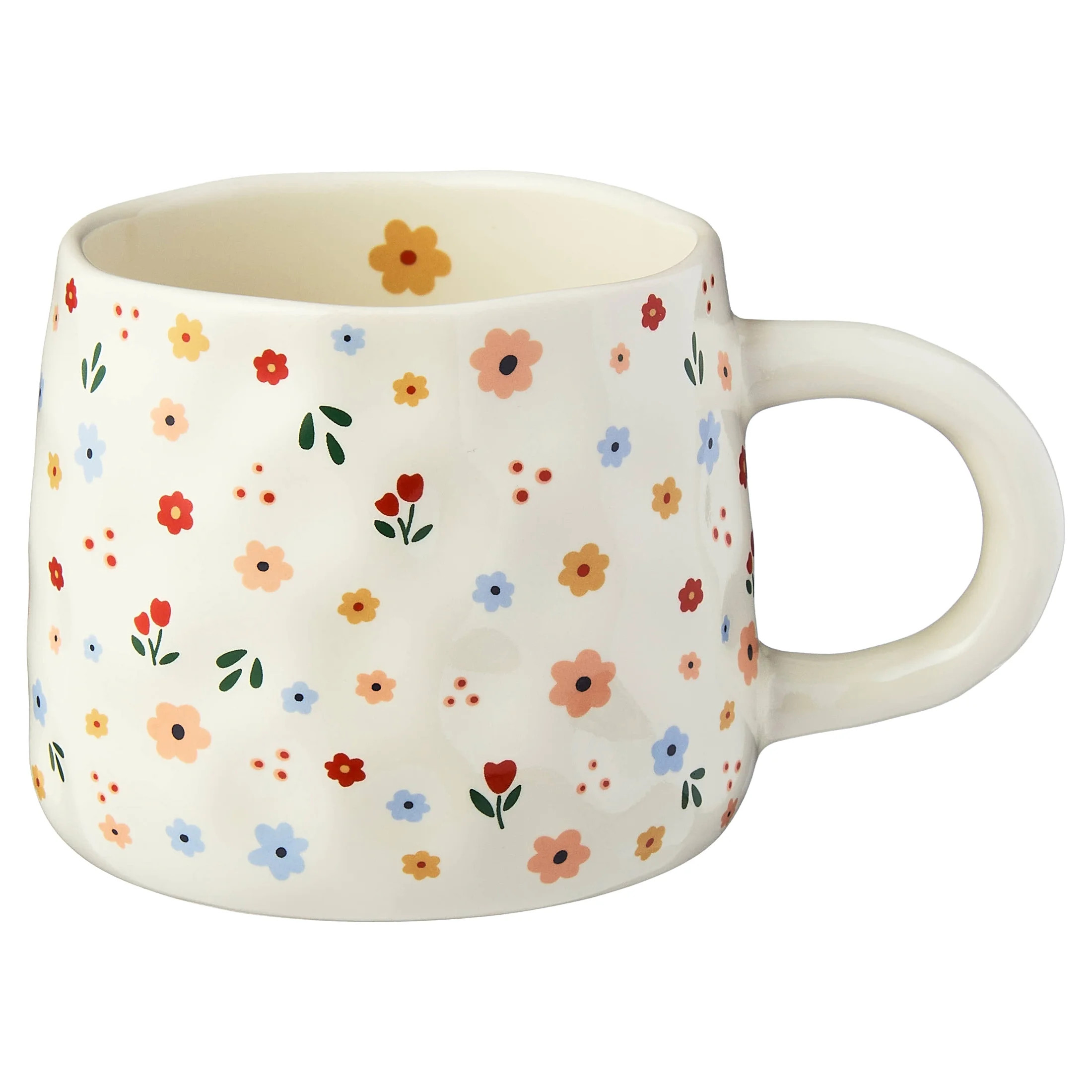 Mainstays Stoneware 13.5oz Floral Mug | Walmart (US)