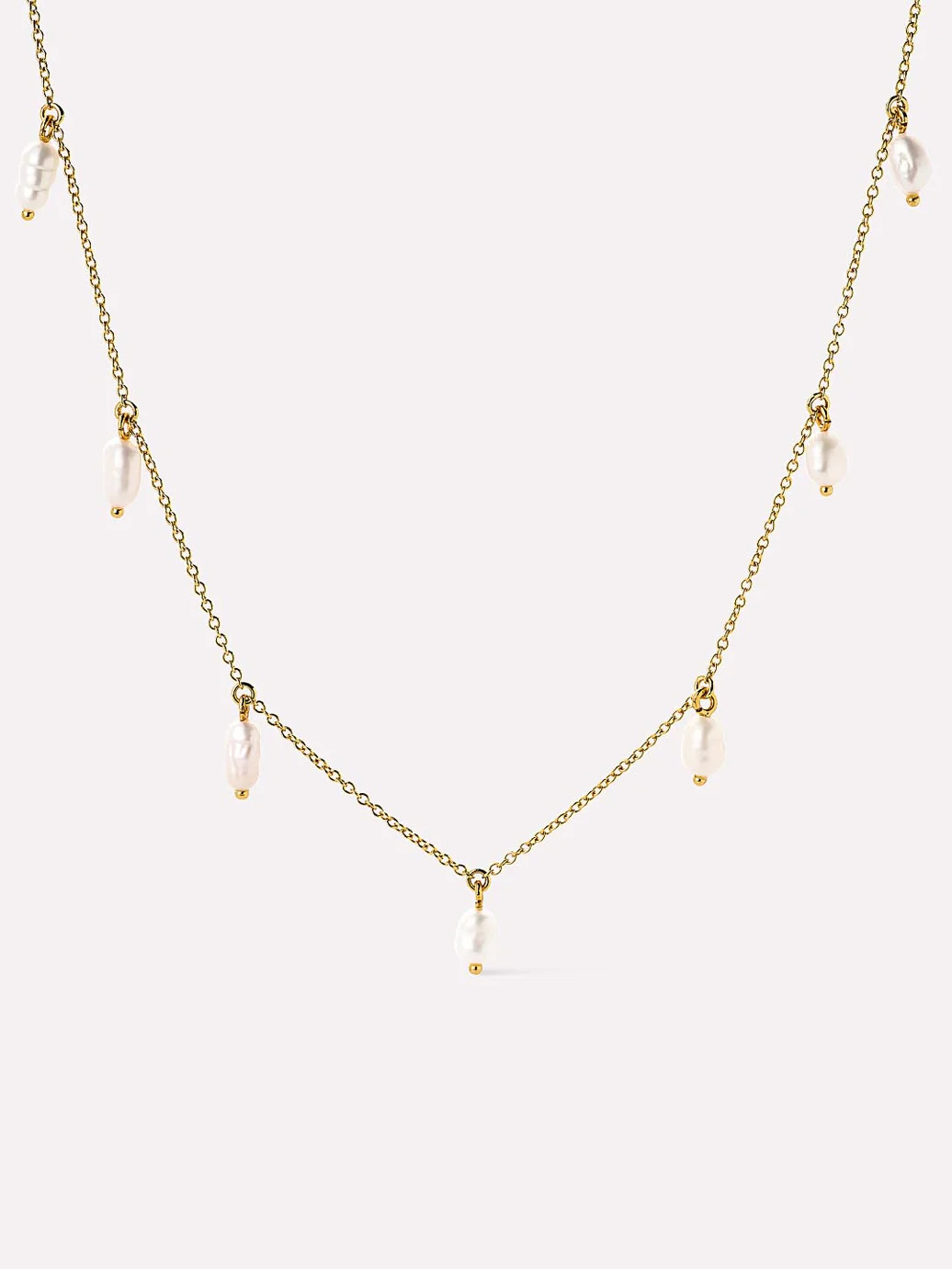 Gold Pearl Necklace - Loki | Ana Luisa