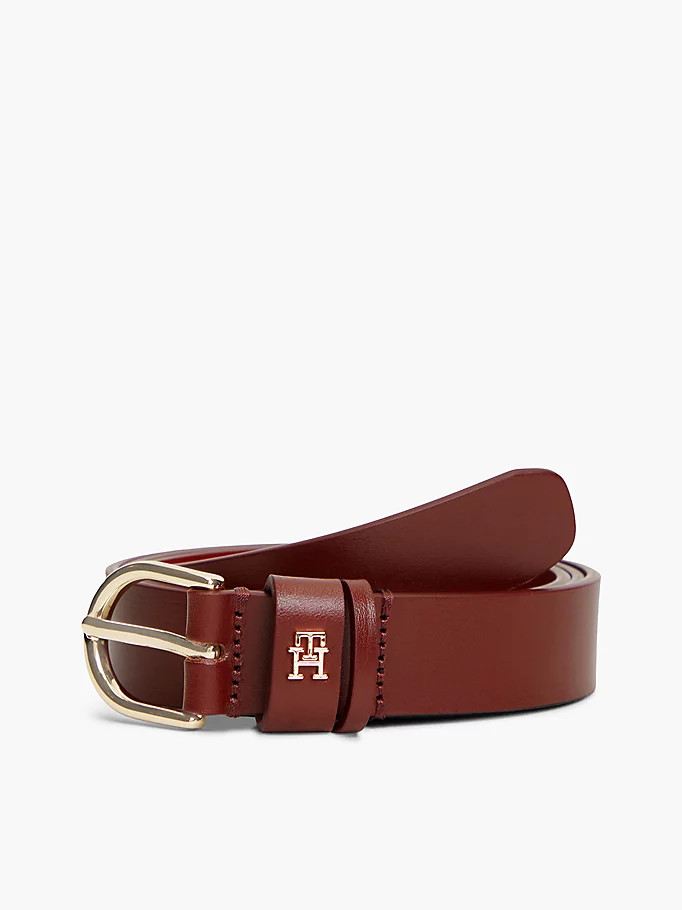 TH Monogram Leather Belt | Tommy Hilfiger UK