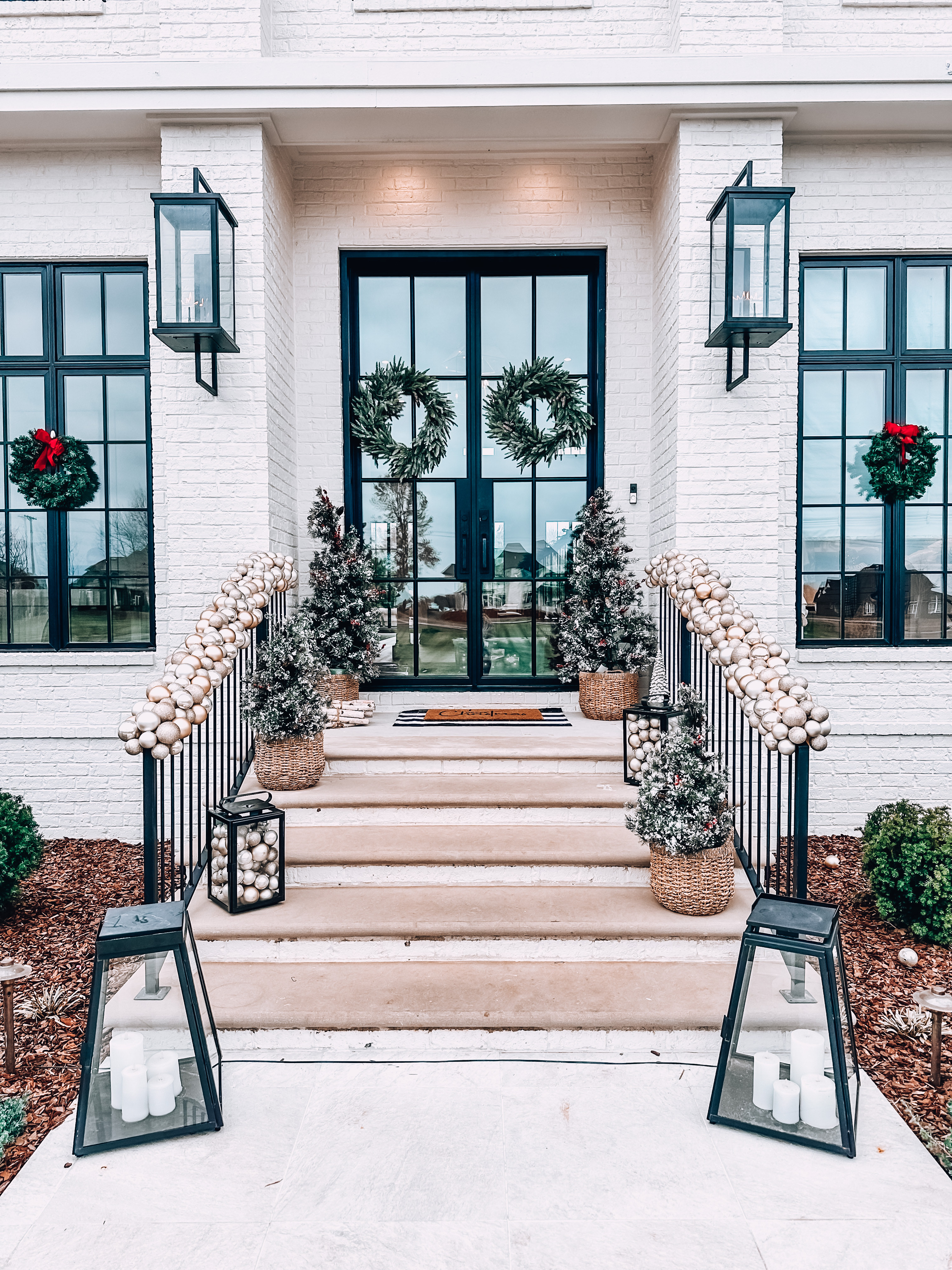 Outdoor Christmas Decorating

#christmasdecor #wreath 

 #LTKHoliday #LTKHome #LTKStyleTip