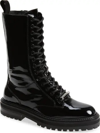Cora Soft Patent Combat Boot | Nordstrom