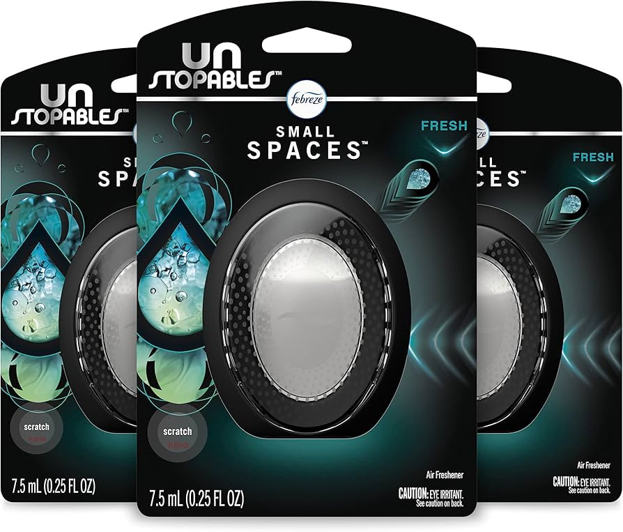 Febreze Small Spaces Fresh, .25 fl. oz., Pack of 3 | Amazon (US)