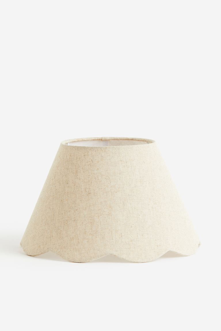 Small Linen-blend Lampshade - Beige - Home All | H&M US | H&M (US + CA)