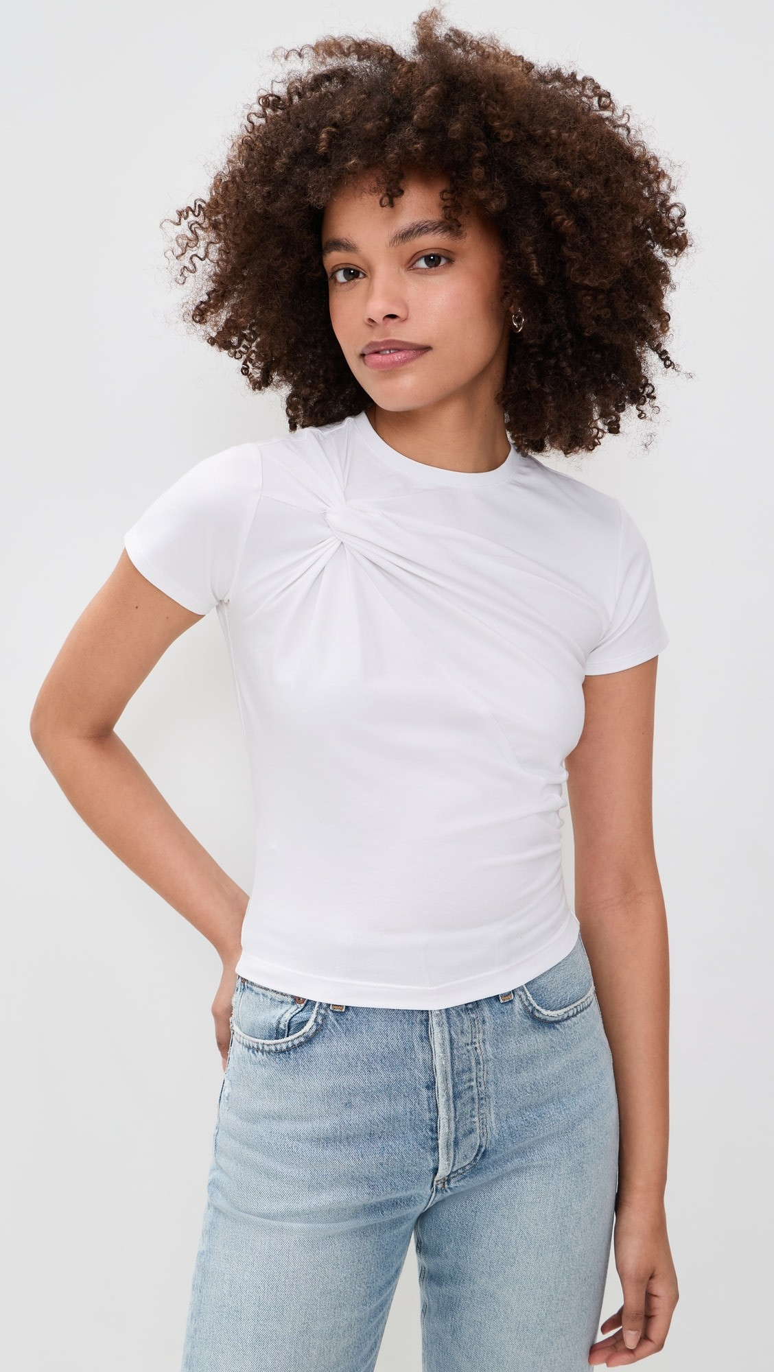 Super Stretch Twist Tee | Shopbop