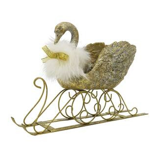 8.8" Gold Swan Tabletop Sled by Ashland® | Michaels | Michaels Stores