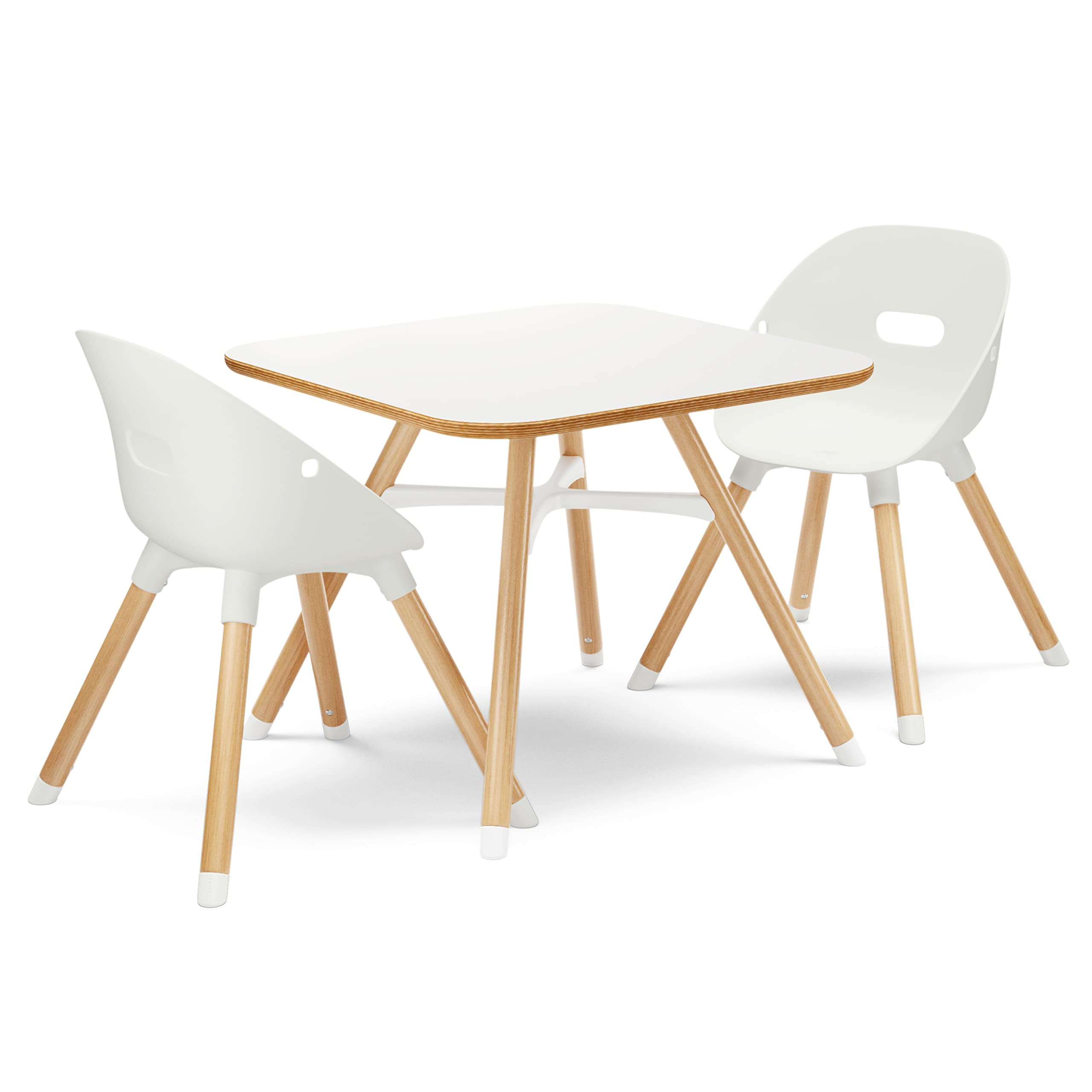Lalo The Play Kit - Kids Table & Chairs Set with Sustainably Sourced Wood Table & 2 Non-Toxic Buc... | Amazon (US)