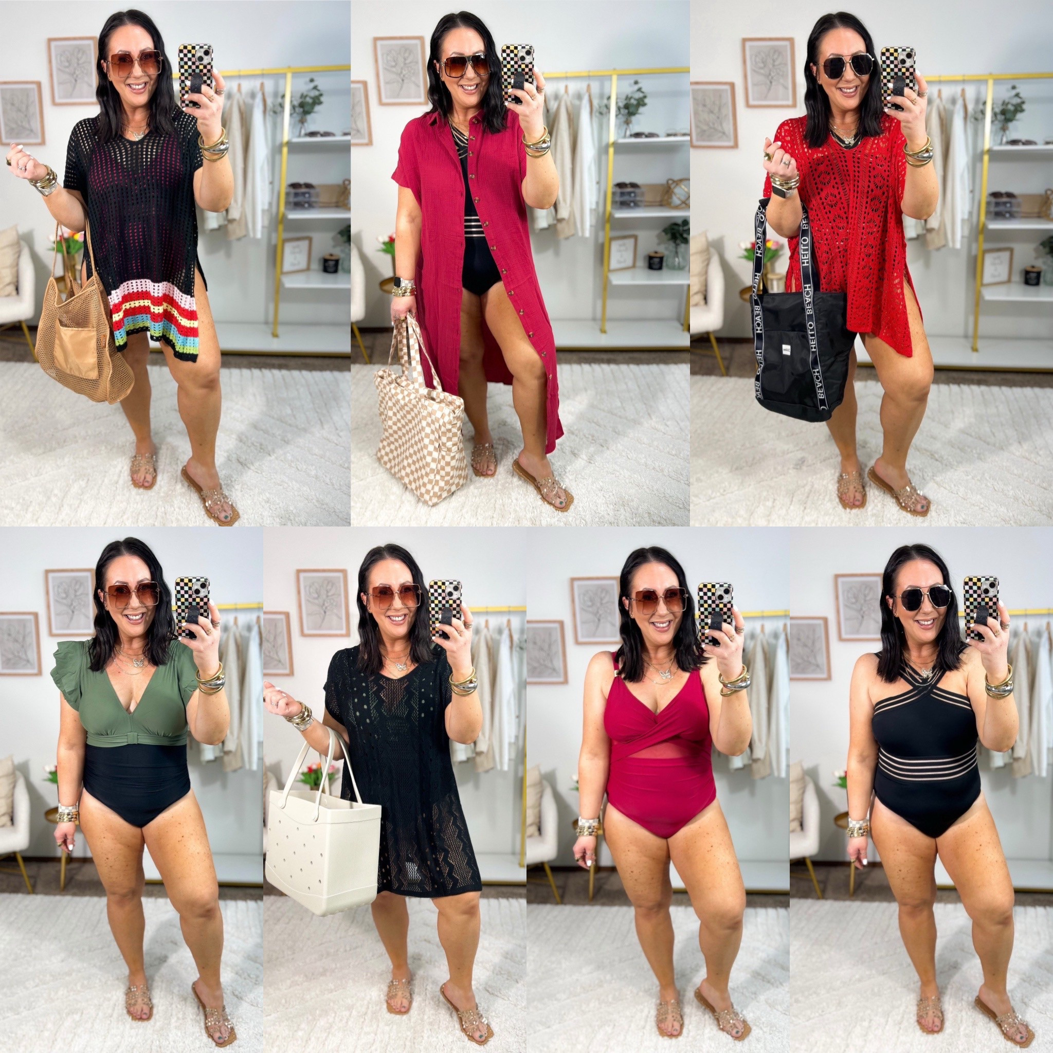 Amazon recent swimsuit faves!  Just in time for warmer weather coming our way! XL in all or size 16. 

#LTKSeasonal #LTKFindsUnder50 #LTKMidsize