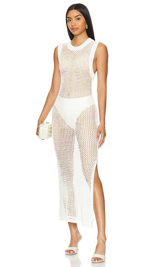 Tank Sweater Dress in Off White | Revolve Clothing (Global)