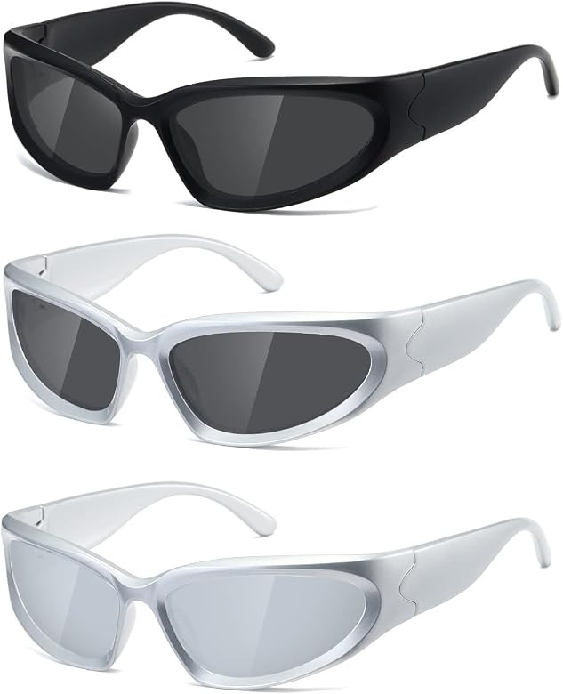 kimorn Y2K Wrap Around Polarized Sunglasses Womens men Swift Oval Fashion Sport Shades Sun Glasse... | Amazon (US)