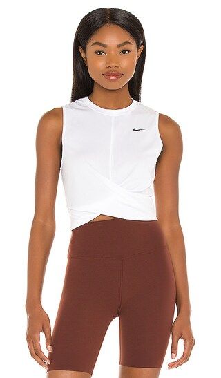 NK Dry Twist Crop Tank in White | Revolve Clothing (Global)