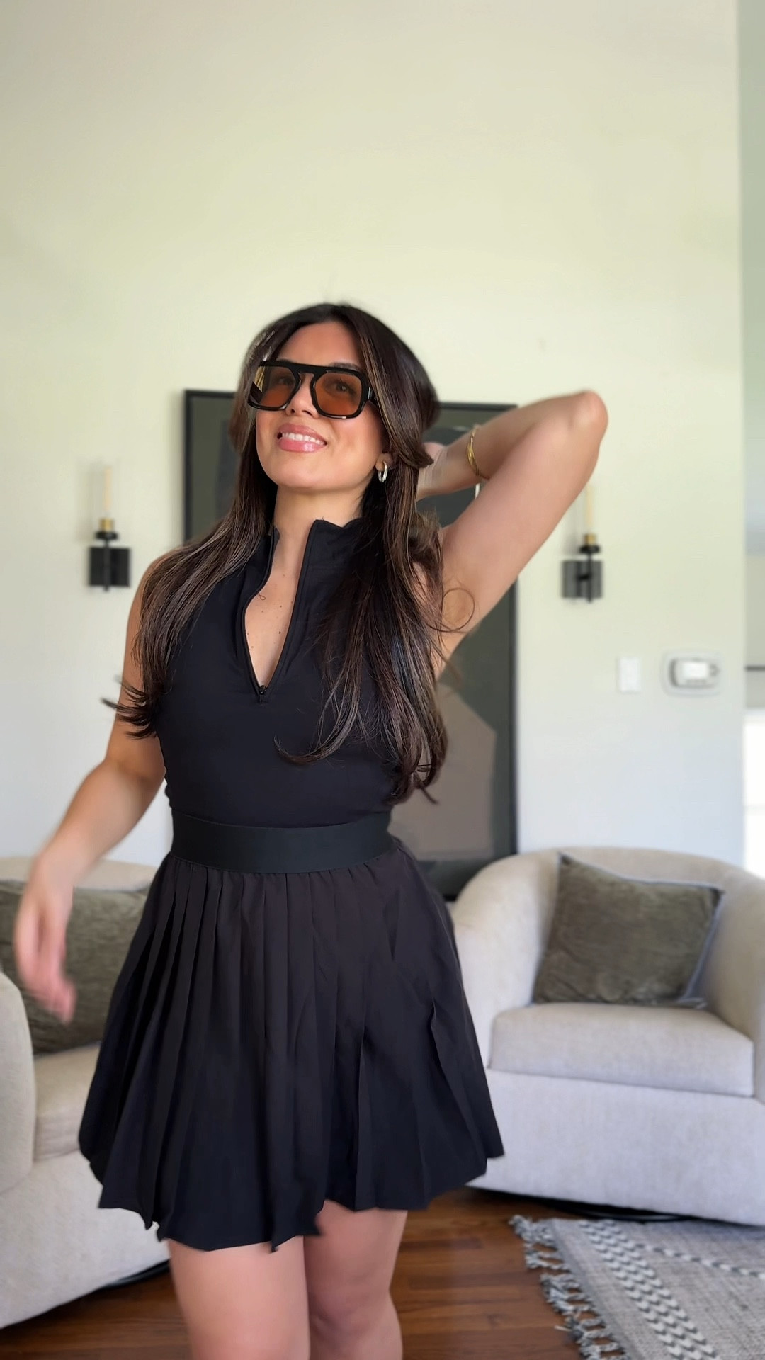 The cutest casual dress for spring and summer! If you’re an over 40 mom like me! Wearing size small for ref🖤 

#LTKootd #LTKOver40