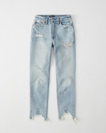 High Rise Mom Jeans | Abercrombie & Fitch US & UK