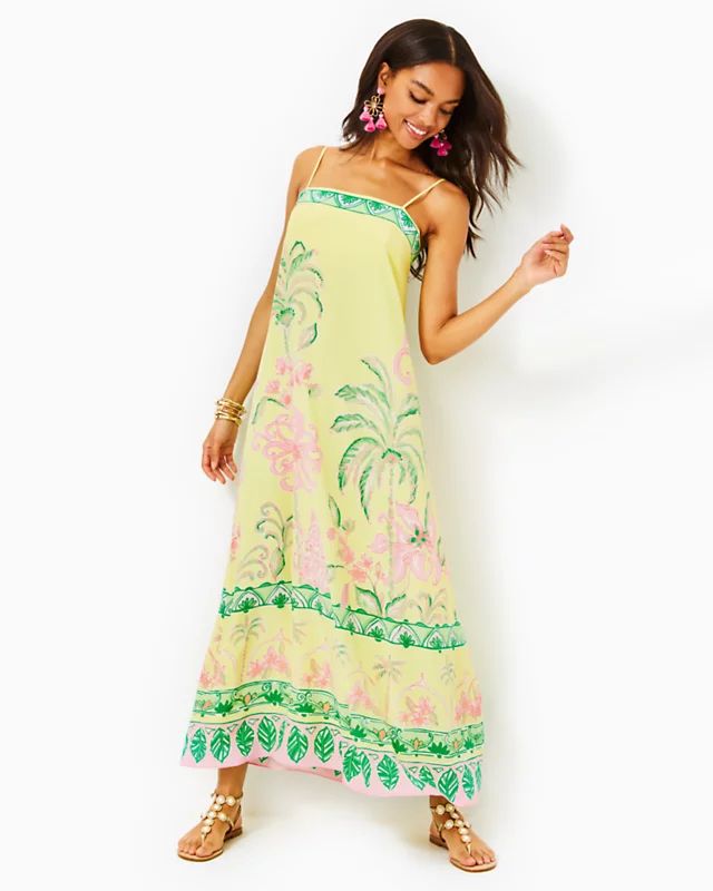 Jesslyn Silk Maxi Slip Dress | Lilly Pulitzer | Lilly Pulitzer