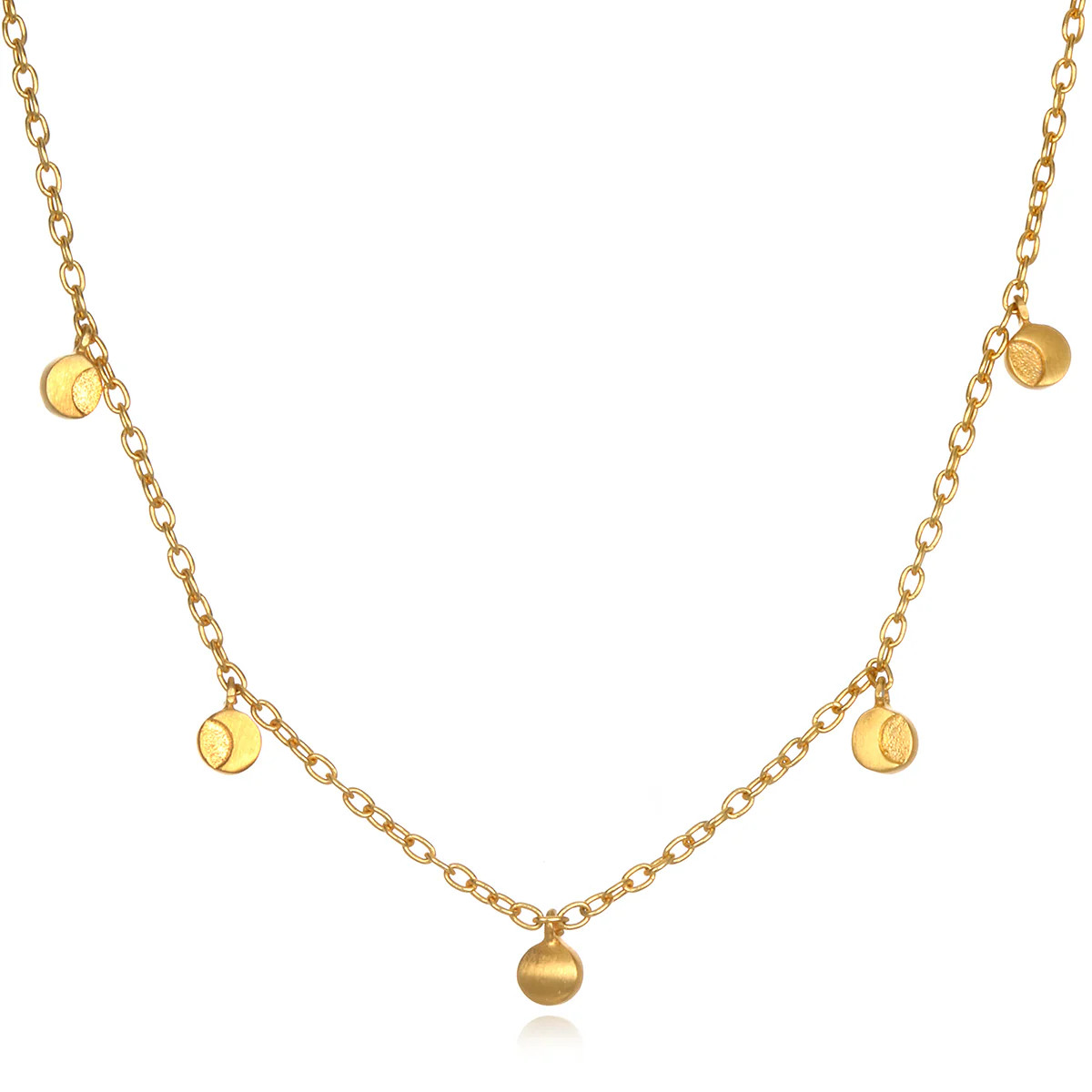 Moon Phases of Femininity Gold Choker | Satya Jewelry