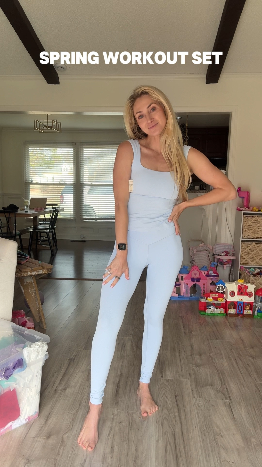 This pastel blue workout set is a spring dream ✨ SO buttery soft & flattering. 

#LTKfitnessgoals #LTKActive #LTKootd