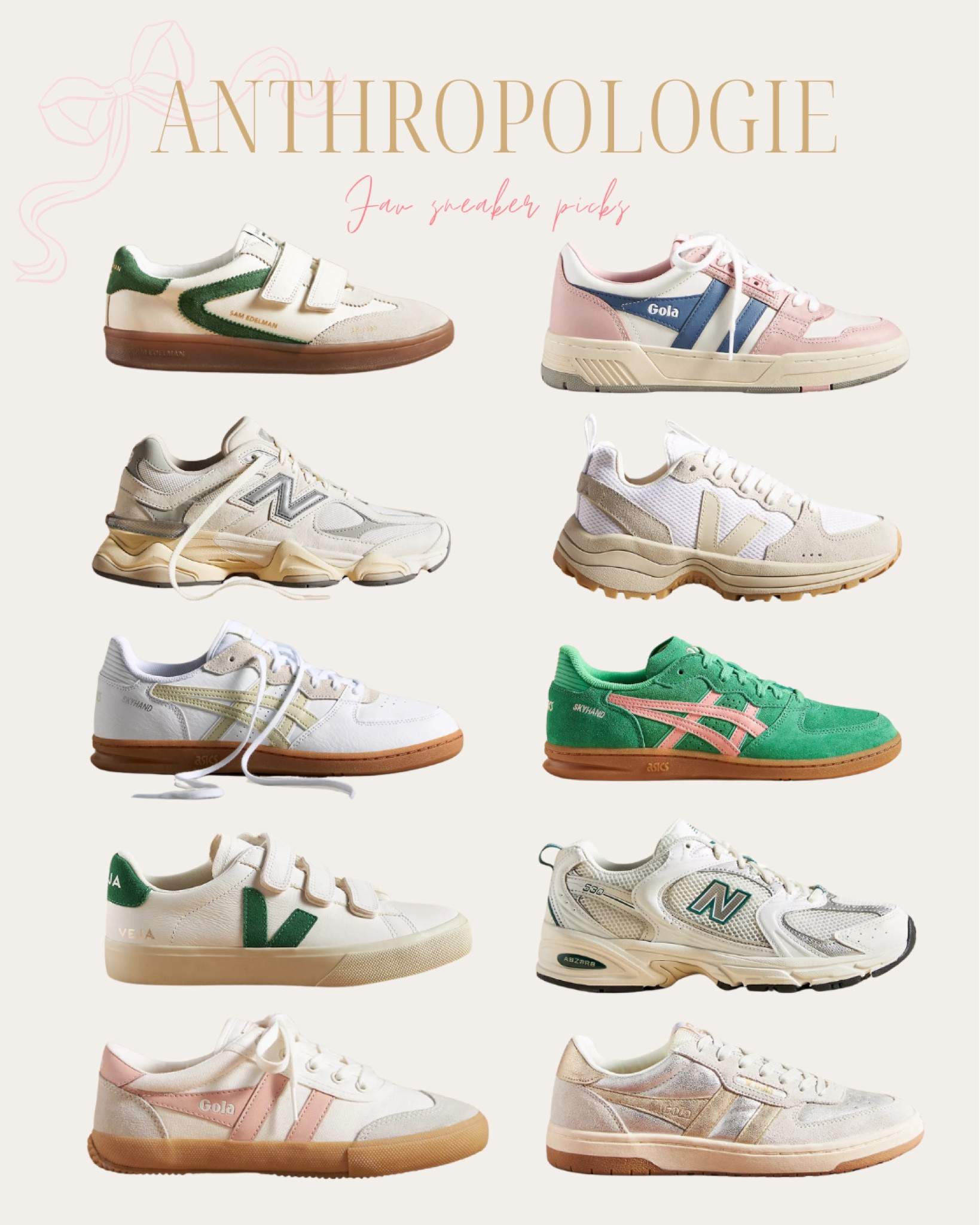 Gathered my favorite sneakers from Anthropologie! So many great picks that are transitional shoes for fall as well! 

Sneakers | shoes | wedding guest dress | fall outfits | transitional outfits | indybelle | teacher outfits | Kathleen post | bedding | back to school 

#LTKFindsUnder100 #LTKTravel #LTKShoeCrush