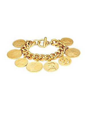 Goldtone Coin Charm Bracelet | Saks Fifth Avenue OFF 5TH