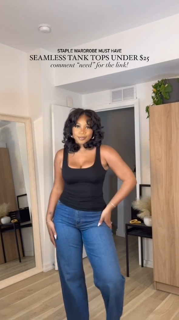 THE perfect quality seamless tank tops that should be in every wardrobe. I love these so much and will purchase green as well!! I am 5’9 • 200 lbs • wearing a medium!

#LTKgrwm #LTKootd #LTKMidsize