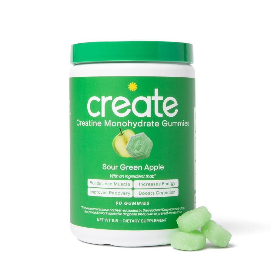 Creatine Monohydrate Gummies for Men & Women - Boost Focus, Strength, and Endurance, Anti-Melting... | Amazon (US)